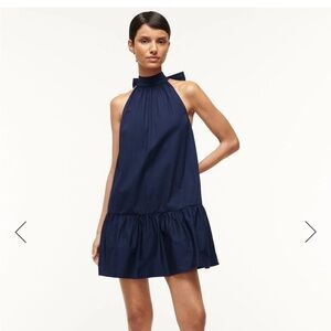 STAUD Marlowe Halter Minidress size xs navy